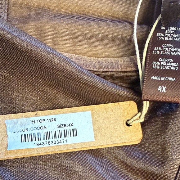 SKIMS Long Line Shapewear in Cocoa 4x - Picture 3 of 6